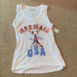 ‘Mermaid in the USA’ tank top